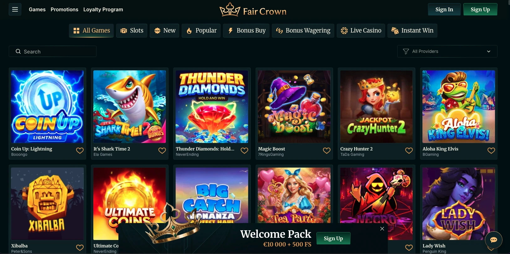 faircrown games